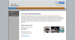 Desktop Screenshot of dfki-bremen.de